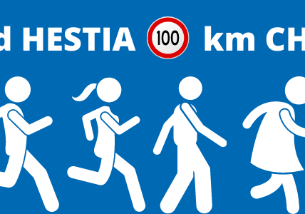 Eindstand Hestia 100km challenge!